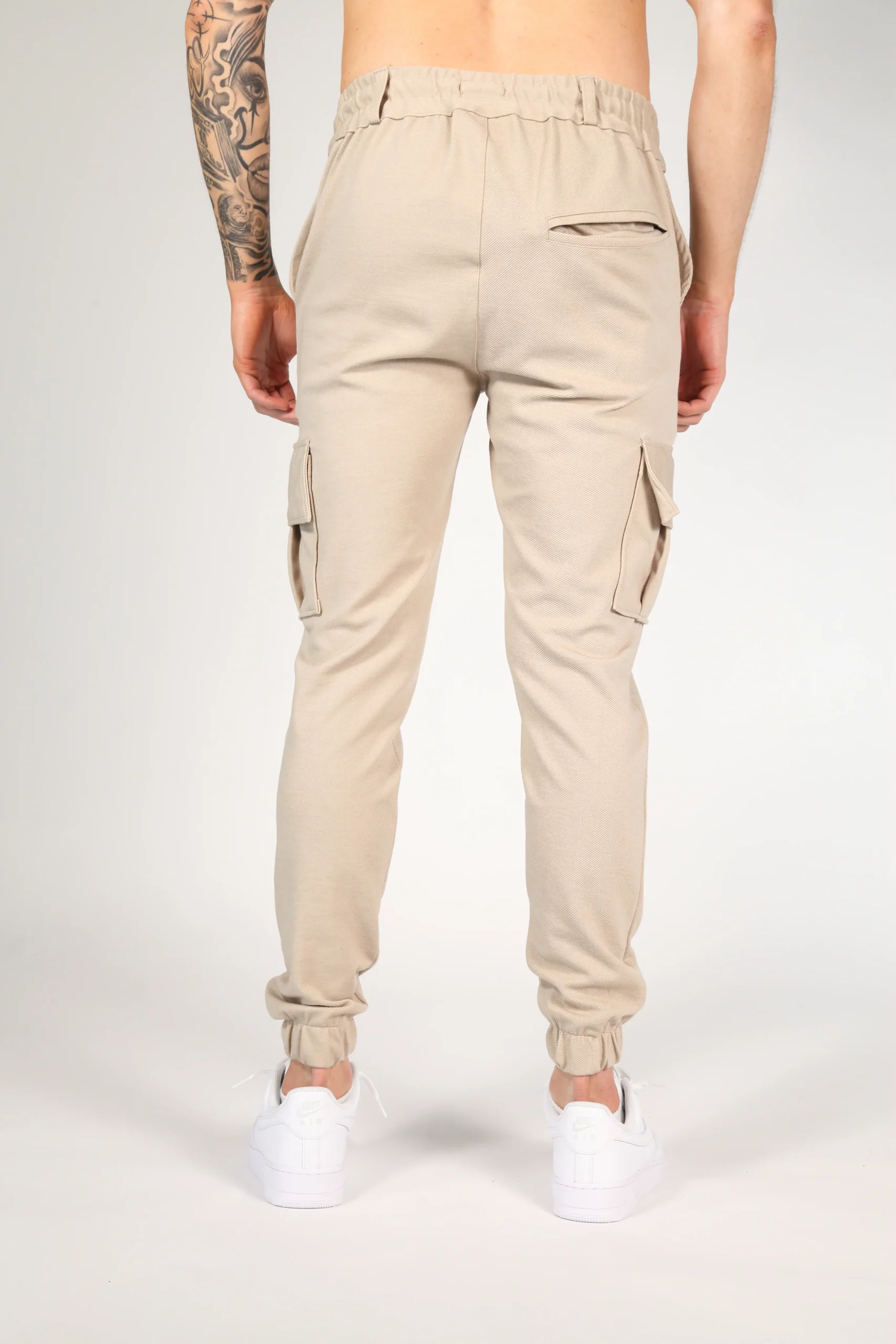 Cargo broek Vincenzo Beige – Image 3