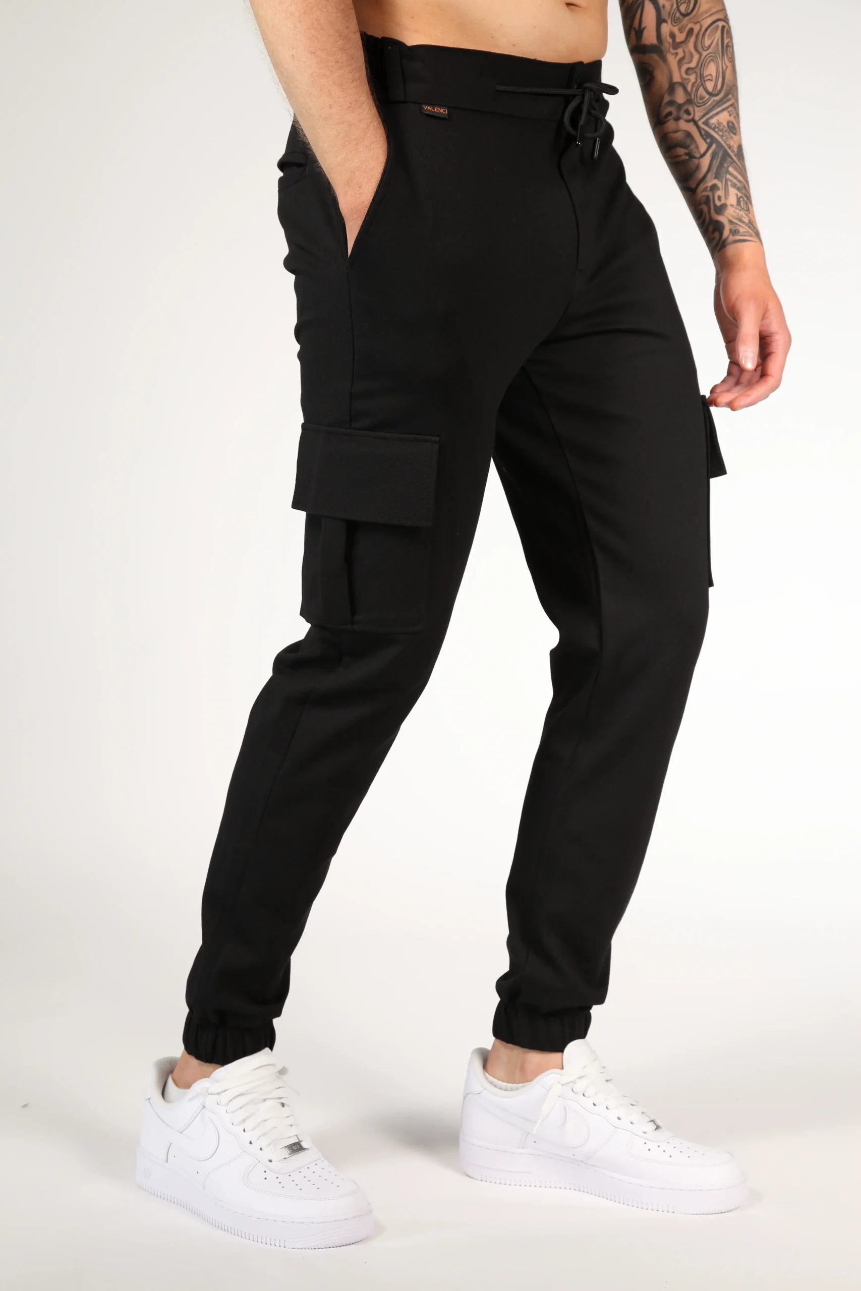 Cargo broek Vincenzo Zwart – Image 2