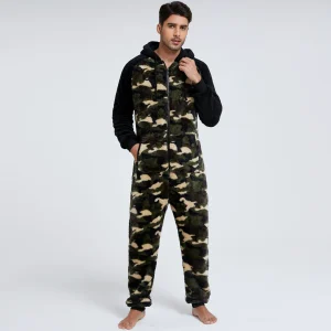 Grenouillère polaire homme militaire avec poche