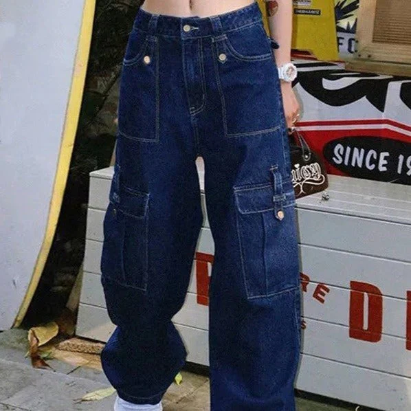 Baggy cargo jeans womens – Image 4
