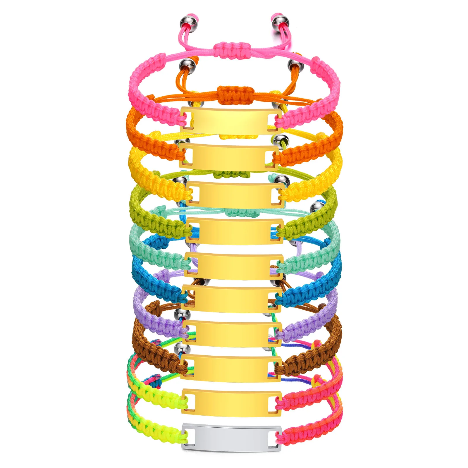 Bracelet prénom personnalisé gravé pour enfant – Image 5