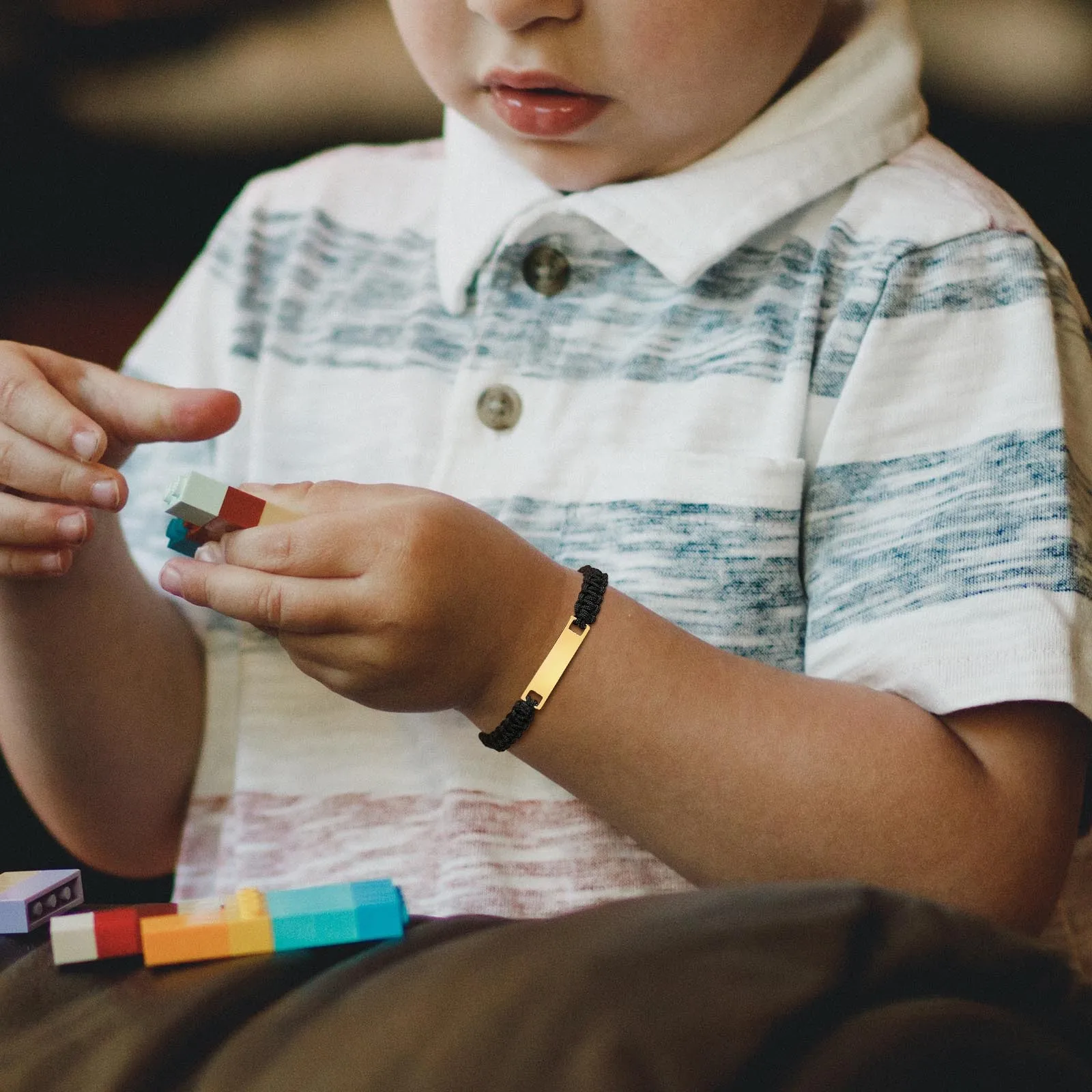 Bracelet prénom personnalisé gravé pour enfant – Image 8