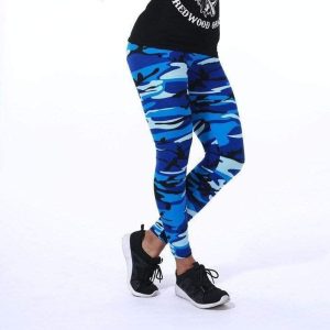 Legging camouflage militaire bleu