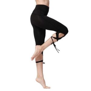 Legging Yoga | laçage mollets
