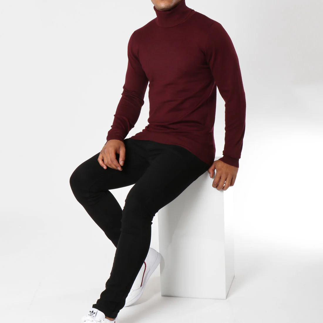 Bordeaux Rode Coltrui Heren – Image 2