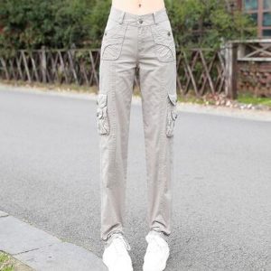 Pantalon cargo femme occasionnelle