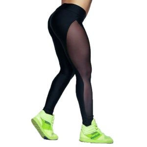 Legging transparent jambes