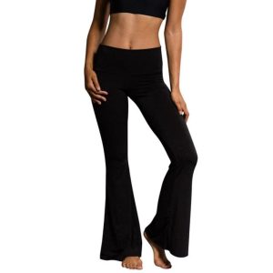 Legging évasé noir