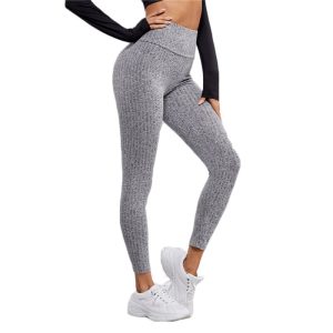 Legging Cotelé Gris