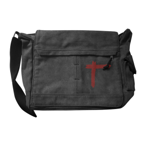 Sac bandoulière croix Indo rouge