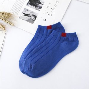 Lot socquette femme bleu