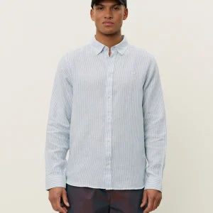 Konrad Stripe Linen Shirt
