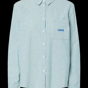 PCIRENE Chemise En Coton Femme